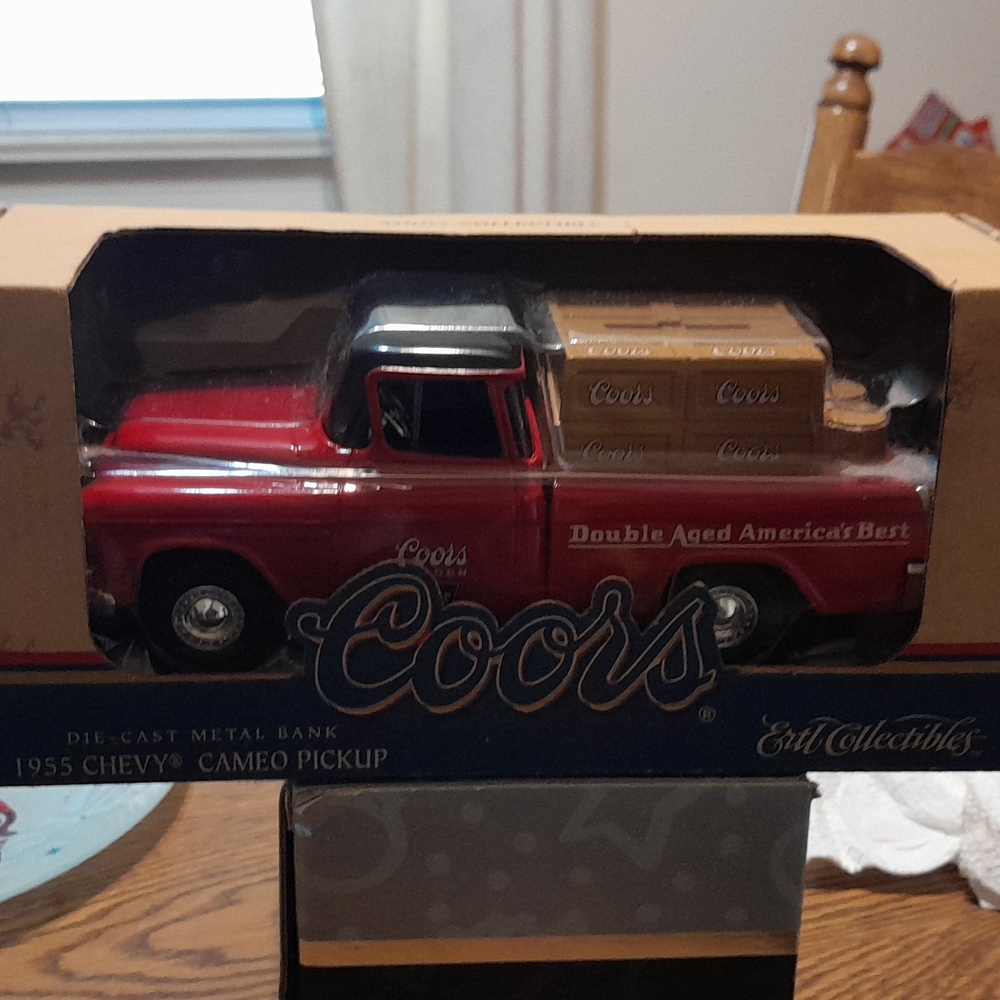 COORS TOY TRUCK BANK